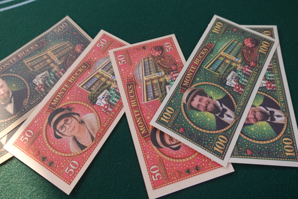 Monte-Bucks Spielgeld