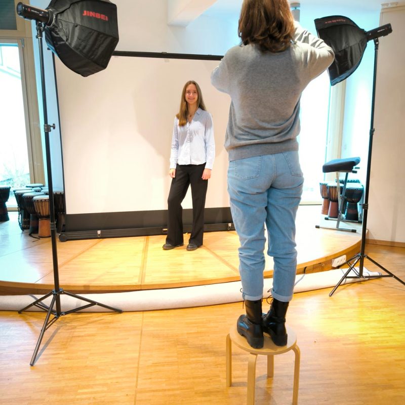 Fotoshooting bei Fit4Job